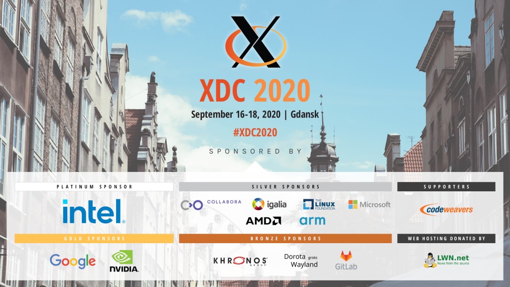 XDC 2020 title page